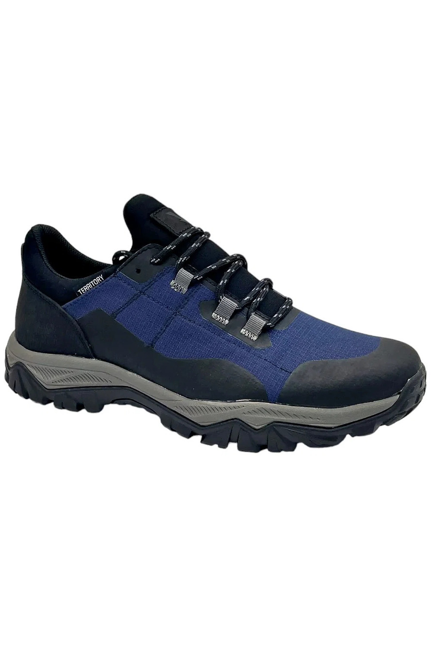 Territory Men's Rainier Casual Trail Sneakers Blue - Medium